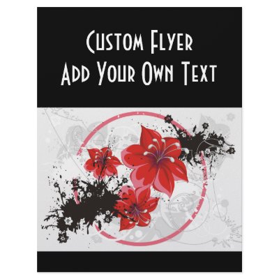 3 Pretty Flowers - Color Flyer by VoXeeD