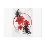 3 Pretty Flowers - Color Post Card