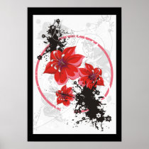 3 Pretty Flowers - Color Posters