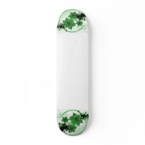 3 Pretty Flowers - Green Skate Boards