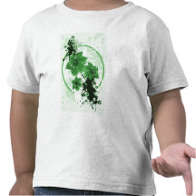 3 Pretty Flowers - Green T-shirts