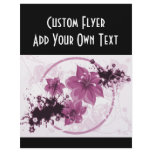 3 Pretty Flowers - Pink Custom Flyer