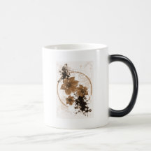 3 Pretty Flowers - Sepia Mug