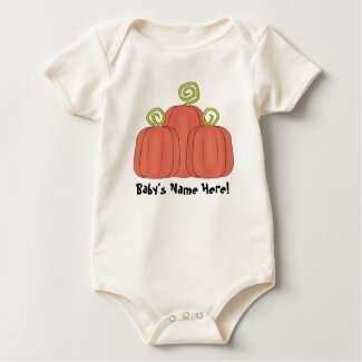 3 Pumpkins: Baby Creeper shirt