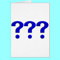 3 Question Marks cards by Artists4God 3 Question Marks cards