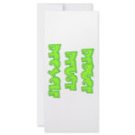 3 R´s ecology design! Customized Rack Card