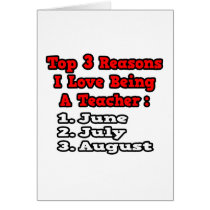 3 Reasons I Love Being a Teacher cards
