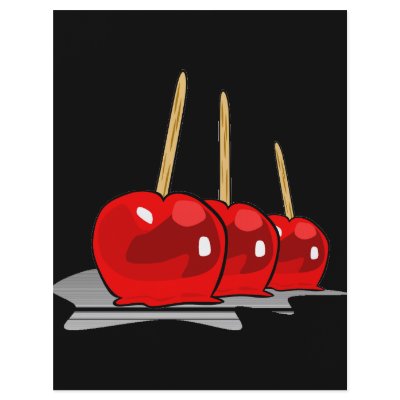 3 Red Candy Apples Full Color Flyer by VoXeeD