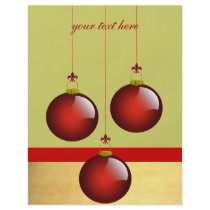 3 Red Ornaments flyers