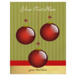 3 Red Ornaments Flyers