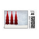 3 red trees postage