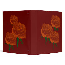 3 roses 3 ring binder