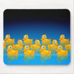 3 rows of rubber ducks mouse pad