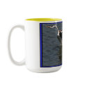 3 Running Grebes Mug