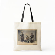3 Samurai in Armor Vintage Photo Bags