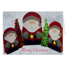 3 Santas Card