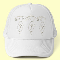 3 Silhouettes hats