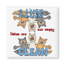 3 Singing Cats - Cat Lovers Dishwasher Magnet