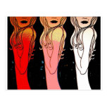 3 sins at once post cards