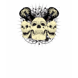 3 Skull Guitars shirt