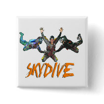 3 Skydivers - Orange Buttons