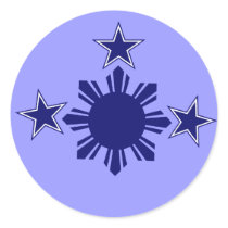 3 Stars & A Sun Blue stickers