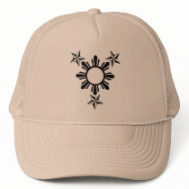 3 Stars and Sun Mesh Hats