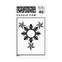 3 Stars and Sun Stamps