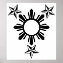 3 Stars and Sun posters
