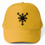 3 Stars and Sun Solid (Caps) Trucker Hat