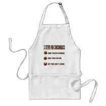 3 STEPS FOR CHOCOHOLICS APRONS