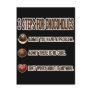 3 STEPS FOR CHOCOHOLICS POSTCARD