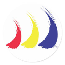 3 Swooshes_sticker by FUNauticals 3 Swooshes_sticker