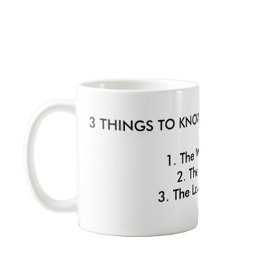 3 THINGS TO KNOW ABOUT DIVORCE LAW:1. The WOMAN... Mug by TastyTease