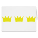 3 three king crowns card