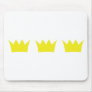 3 three king crowns mouse mats