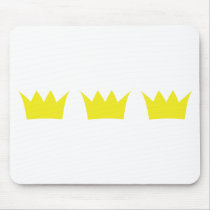 3 three king crowns mousepads