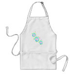 3 Tie Dyed Honu Turtles Apron