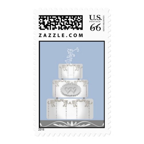 3 Tier Wedding cake ... stamp