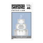 3 Tier Wedding cake ... Postage Stamps