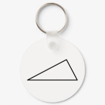 3 triangle keychains