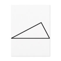 3 triangle postcards