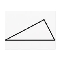 3 triangle postcards