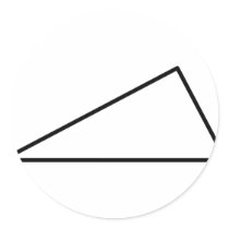 3 triangle stickers