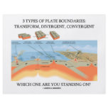 3 Types Of Plate Boundaries - Which Standing On? Personalized Flyer