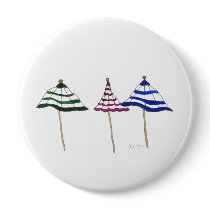 3 Umbrellas Button by ginyhogan 3 Umbrellas Button
