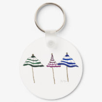 3 Umbrellas Keychain by ginyhogan 3 Umbrellas Keychain