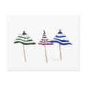 3 Umbrellas Postcard by ginyhogan 3 Umbrellas Postcard