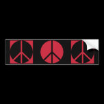 3 Wars - 3 Peace Signs. bumper stickers