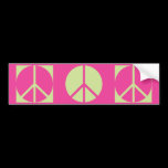 3 Wars - 3 Peace Signs. bumper stickers